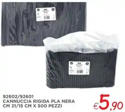 Zona Cannuccia rigida pla nera offerta