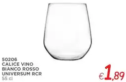 Zona Calice vino bianco rosso universum RCR offerta