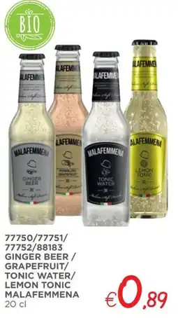 Zona Ginger beer/ grapefruit/ tonic water/ lemon tonic MALAFEMMENA offerta