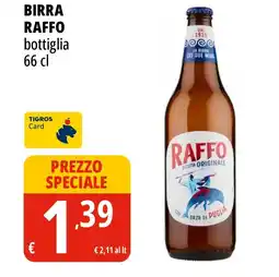 Tigros Birra RAFFO offerta