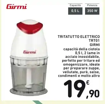 Spazio Conad Girmi Tritatutto Elettrico TRT01 offerta