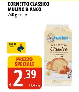Tigros Cornetto classico MULINO BIANCO offerta