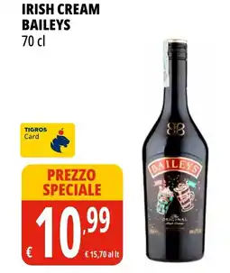 Tigros Irish cream BAILEYS offerta