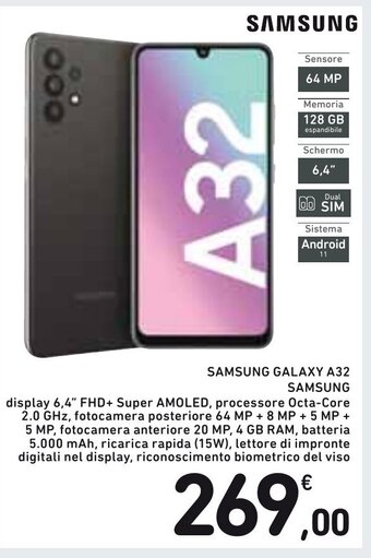 Spazio Conad Samsung Galaxy A32 offerta