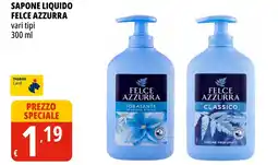 Tigros Sapone liquido FELCE AZZURRA offerta