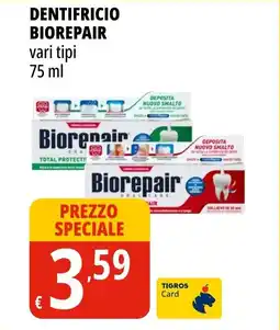 Tigros Dentifricio BIOREPAIR offerta
