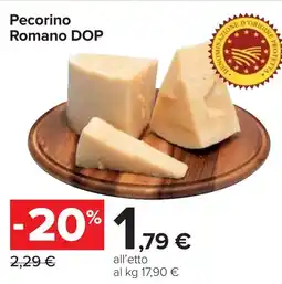 Carrefour Market Pecorino Romano DOP offerta