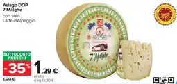Carrefour Market Asiago DOP 7 Malghe offerta