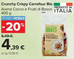 Carrefour Market Crunchy Crispy Carrefour Bio offerta