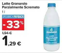 Carrefour Market Latte Granarolo Parzialmente Scremato offerta