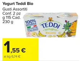 Carrefour Market Yogurt Teddi Bio offerta