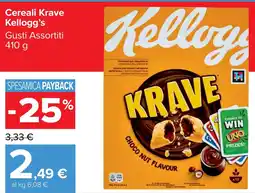 Carrefour Market Cereali Krave Kellogg's offerta