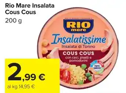 Carrefour Market Rio Mare Insalata Cous Cous offerta