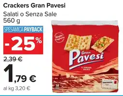 Carrefour Market Crackers Gran Pavesi offerta