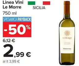 Carrefour Market Linea Vini Le Morre offerta