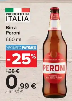 Carrefour Market Birra Peroni offerta