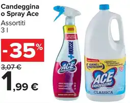 Carrefour Market Candeggina o Spray Ace offerta