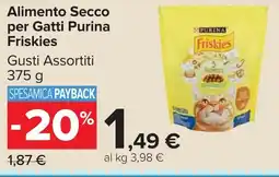 Carrefour Market Alimento Secco per Gatti Purina Friskies offerta