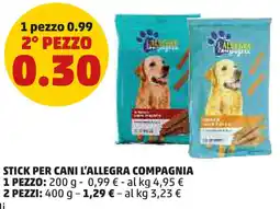 PENNY Stick per cani L'ALLEGRA COMPAGNIA offerta