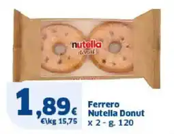 Sigma Ferrero Nutella Donut offerta
