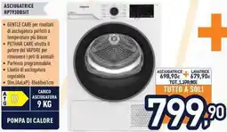 Unieuro Hotpoint Ariston ASCIUGATRICE HPT93DBSIT offerta