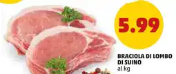 PENNY Braciola di lombo di suino offerta