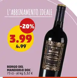 PENNY Borgo del mandorlo DOC offerta