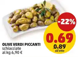 PENNY Olive verdi piccanti offerta