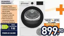 Unieuro Whirlpool ASCIUGATRICE CWDR49MWBSIT offerta