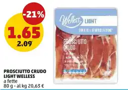 PENNY Prosciutto mudo light WELLESS offerta