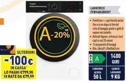 Unieuro Whirlpool LAVATRICE FFB948EXBSVIT offerta