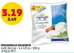 PENNY Mozzarella VALBONTÀ offerta
