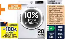 Unieuro Samsung LAVATRICE WW90DG6U25LEU3 offerta