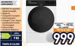 Unieuro Whirlpool ASCIUGATRICE CWD94MWBSIT offerta