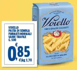 Sigma Voiello pasta di semola formati normali varie trafile offerta