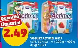 PENNY Yogurt ACTIMEL KIDS offerta