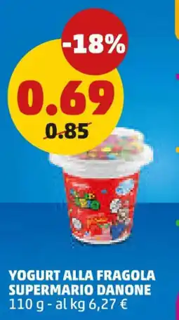 PENNY Yogurt alla fragola supermario DANONE offerta