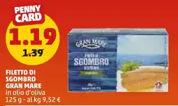 PENNY Filetto di sgombro GRAN MARE offerta
