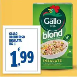 Sigma Gallo blond riso insalata offerta