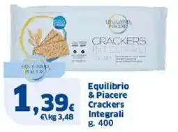 Sigma Equilibrio & Piacere Crackers Integrali offerta