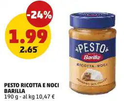 PENNY Pesto ricotta e noci BARILLA offerta