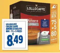 Sigma Lollocaffè cialde caffe amore assoluto offerta