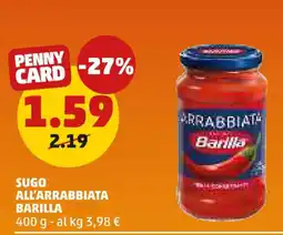 PENNY Sugo all'arrabbiata BARILLA offerta