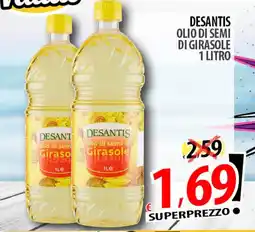 Il Genio Supermercato Desantis olio di semi di girasole offerta