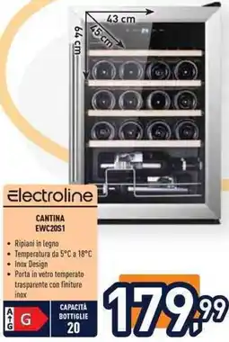 Unieuro Electroline CANTINA EWC20S1 offerta