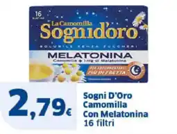 Sigma Sogni D'Oro Camomilla Con Melatonina offerta