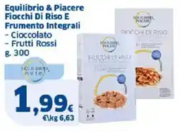 Sigma Equilibrio & Piacere Fiocchi Di Riso E Frumento Integrali offerta