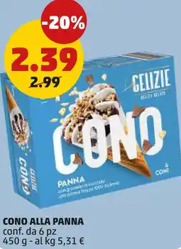 PENNY Cono alla panna offerta