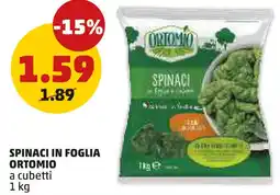 PENNY Spinaci in foglia CORTOMO offerta