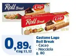 Sigma Gastone Lago Roll Break offerta